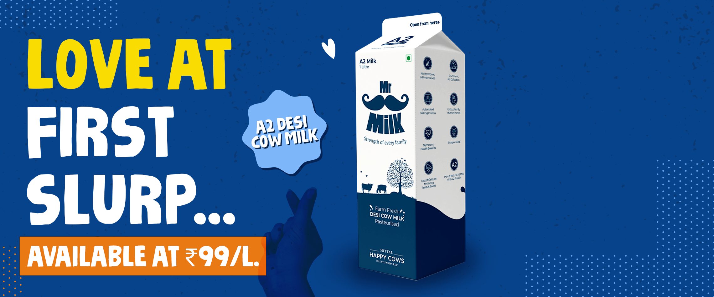 pure A2 Cow Milk